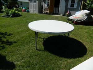 60 inch Round Table - $8.25